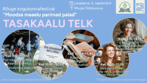 Raamatud Rõuge kogukonnafestivalil: tutvu, kuula, vaheta…