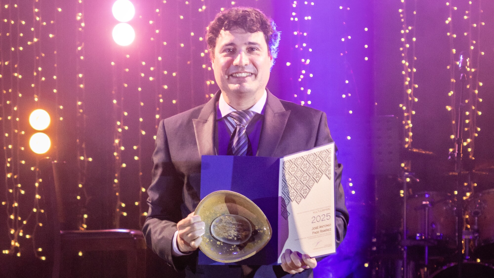 Võrumaa Kultuuripärl 2025 José Antonio Page Ramírez. Foto: Tiina Männe