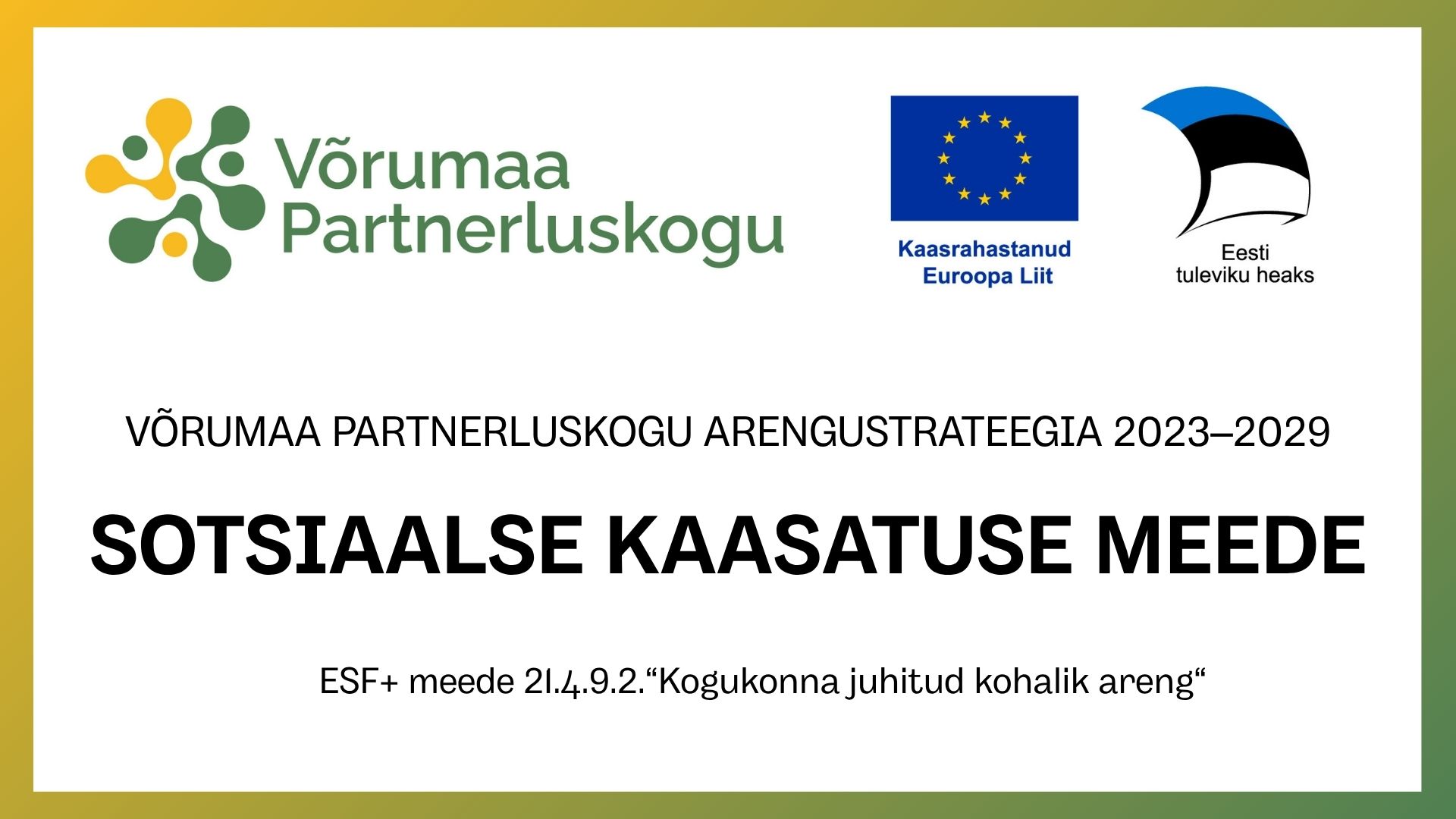 TAOTLUSVOOR avaneb 24.augustil 2026 ja lõpeb 04.septembril 2026 kell 16.00