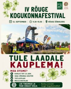 Kogukonnafestival 2026: info kauplejatele